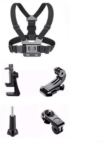 Chest Mounted Phone Holder with Breathable Straps for Comfort and Adjustable Fit