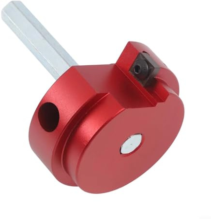 Rohrreibahle für Abflussleitungen, leichtes Werkzeug aus Aluminiumlegierung für präzise Erweiterung von PVC-Rohren und Wasserrohrverbindungen, Metallkonstruktion (5,1 cm)