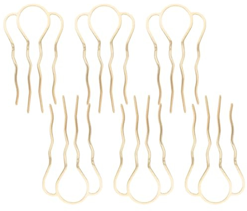 Angoily 6 Stück Antike Haarnadel aus Eisen mit 4 Zinken Einfach zu Tragen und Dekorativ Zubehör für Chinesische Hochzeiten und Elegante Frisuren für Frauen