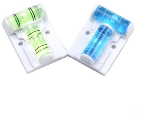 2pcs Plastic for Torpedo Level T-Shape Bubble Indicator for Toolbox Construction - Shockproof Leveling Device 23cm