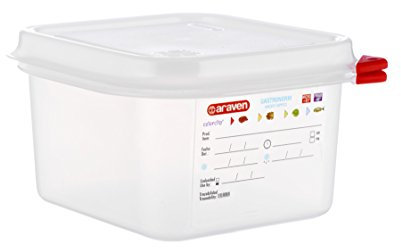 Araven Gastronorm Ermetico 1. 6 L. 1,8 176 x 162 x 100