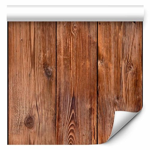 murando - Fototapete Vlies 10m Dekoration Holz, Schlafzimmer, Wohnzimmer | Full HD Druck, 3D-Effekt, lichtbeständige Farben, ideal fürs Wohn- oder Schlafzimmer, schnelle Montage, lichtbeständig, edel