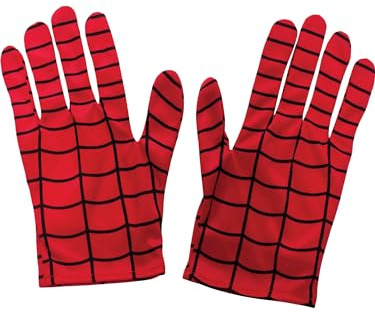 Rubies Official Spider-Man Kids Gloves From Marvel, Red, One Size Halloween