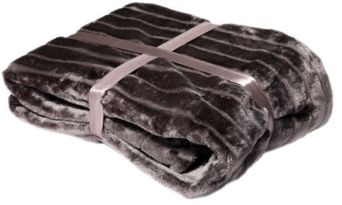 Viva - weiche Wendedecke aus Mikrofaser in Nerzoptik 150x200 cm Grau