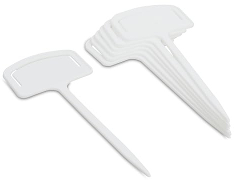 Windhager Pflanzenschilder, Pflanzenstecker, Stecketiketten zum beschriften, Kräuterschilder, wetterfest, 7 Stück, weiß