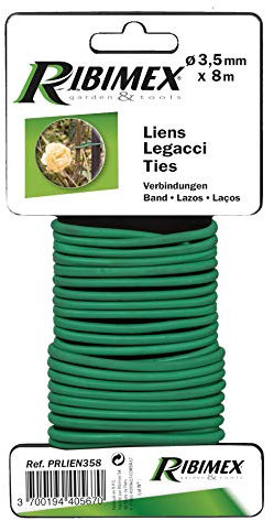 Ribiland 04669 - Lien pour Végétaux 8 m - Diamètre 3,5 mm - Vert