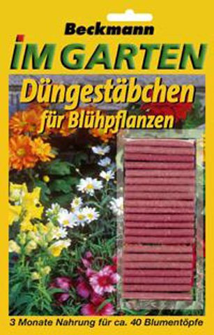 Düngestäbchen für Blühpflanzen Beckmann 40 Stück
