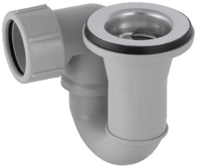 GEBERIT 150.125.00.1 - Sifone per piatto doccia piletta 50 mm senza griglia 40 mm