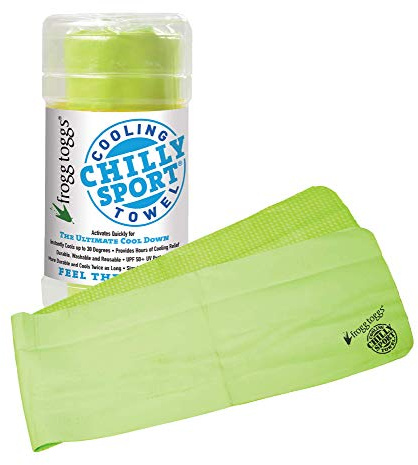 'FROGG TOGGS Chilly Sport Cooling Neck & Head Band Towel, Size 7.5'' x 33'''