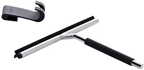 Blomus 68846 Duschwischer Lavea, edelstahl poliert, 26 x 4,1 x 28 cm