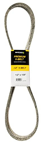 MaxPower Courroies 347549, renforcé au kevlar, 1/2 x 106 - 4L1060 - longueur extérieure L(a) 2670 mm.
