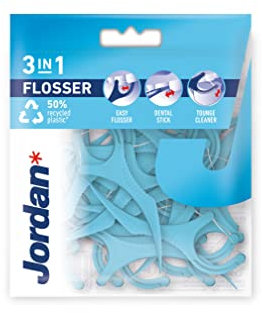 Jordan Set de 36 Fils Dentaires 3 en 1 20 g