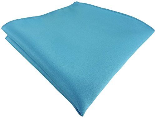 TigerTie Satin Einstecktuch einfarbig Uni - Tuch Polyester - Größe 26 x 26 cm