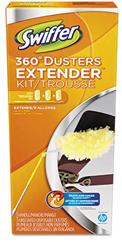 Swiffer, PGC82074, kit extensor de plumeros 360, 1 kit, blanco