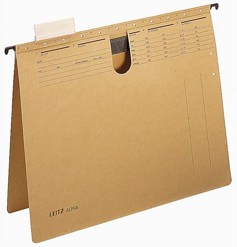 LEITZ ALPHA Hängehefter, A4, Flexofil-Schlauchheftung 1989-00-00 VE 25