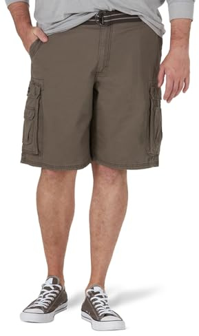 Lee Wyoming Cargo-Shorts für große und Starke Herren, mit Gürtel
