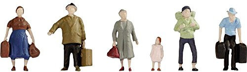 NOCH® Figuren Reisende Spur N handbemalte Modellfiguren Miniaturfiguren stehend