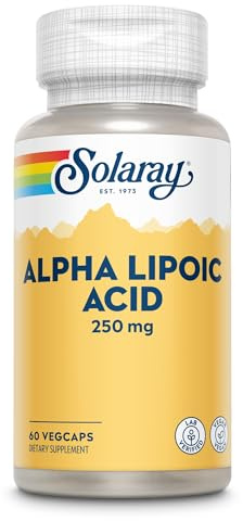 Solaray Alpha Lipoic Acid 250mg | Ácido Alfa Lipoico | 60 VegCaps