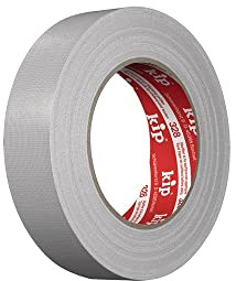 Kip 328 Gewebeband Extra grau 25m