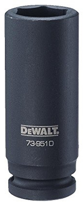 DEWALT DWMT73951OSP 6 Point 1/2'' Drive Deep Impact Socket 21MM