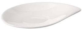Villeroy & Boch Flow Mokka-/ Espresso-Untertasse, 14x12 cm, Premium Porzellan, Weiß