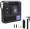 alca® Auto Kompressor mini 3in1 mit Licht, elektrische Luftpumpe 12V, 21 bar, Zigarettenanzünder