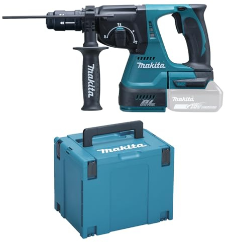 Makita Akku-Kombihammer SDS Plus, (18 V im Makpac mit 1x Akku 1,5 Ah, ohne Ladegerät), DHR243Y1J, SystemKIT mit 1x Akku 1,5 Ah