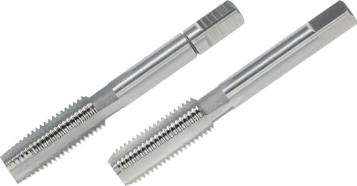 VÖLKEL Handgewindebohrer Satz 2-tlg | HSS G - Mf 8 x 1.0 | DIN 352 | Vorschneider & Fertigschneider | Gewindeschneider | Gewindebohrer | Innengewindeschneider