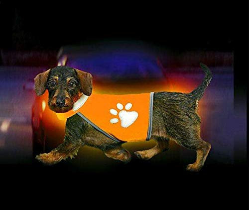 Karlie Safety Dog Weste Hw 42-48, Bw 58-66 cm, neon orange