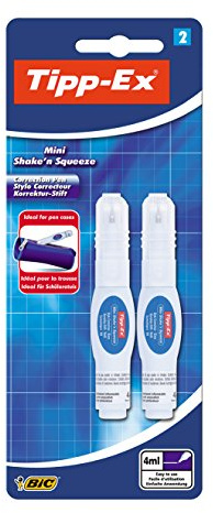 Tipp-Ex - Mini Shake'n Squeeze - Blister de 2 Stylos Correcteurs