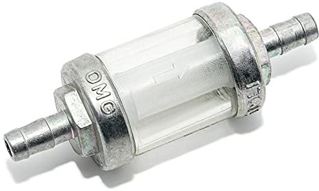 OMG 10315B Benzinfilter - Massive Metallausführung Kraftstofffilter - Durchmesser 6 mm Anschluss
