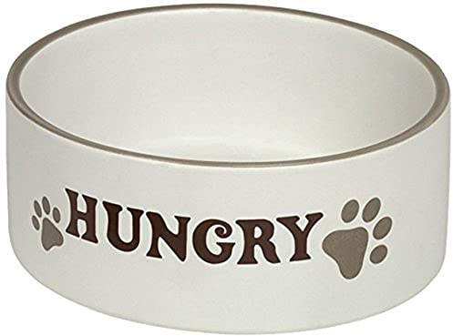 Nobby Hunde Keramiknapf Hungry, Creme Ø15,0 X 6,0 cm, 1 Stück