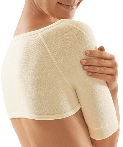 ClimaCare® Schulterwärmer, Wärmeschutz, Angora-Schulterwärmer, weiß, Damen, L