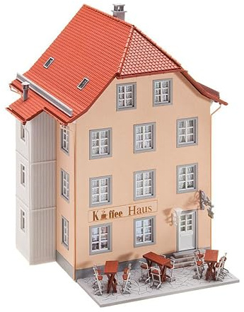 FALLER FA130493 - Altstadt-Café, Braun, Weiß, Hellrosa