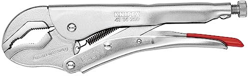 KNIPEX Tools 4114250 Feststellzange, Universalbacken, Chrom