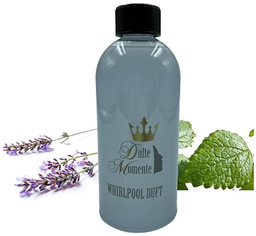 Dufte Momente | Whirlpool Duft 500ml | Lavendel - Melisse | mit naturreinen und natürlichen ätherischen Ölen | kein Schaum | vegan und ohne Tierversuche