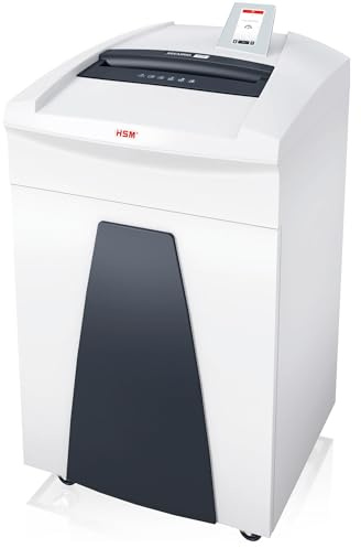 HSM SECURIO P36i Aktenvernichter I Partikelschnitt 4,5x30 mm I Sicherheitsstufe P-4 I Schredder für Papier, Kreditkarten, CD/DVD, Heft- und Büroklammern I 145l Behälter I 29 Blatt I 5 J. Garantie
