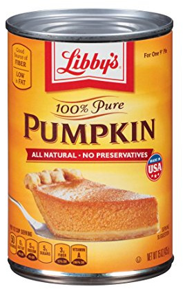 Libbys 100% Pure Pumpkin Pie Filling 425 g (Pack of 4)