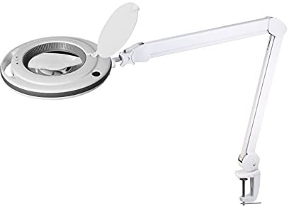 ELV LED-Lupenleuchte, 1,75-fache Vergrößerung, 850 Lumen, dimmbar, wechselbare Linse