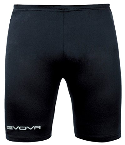 givova Bermuda Skin Pantalón Corto, Hombre, Negro, XL