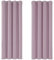 Deconovo Verdunkelungsvorhang Kälteschutz Gardinen Schlafzimmer Kälteschutzvorhang Blickdicht 138x117 cm Hellpink 2er Set