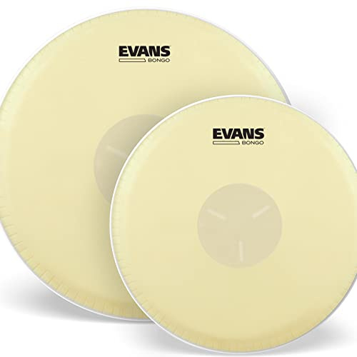 Evans EB0709 Tri-Center 7,25 och 9,6 tum Bongo trumhuvudpaket