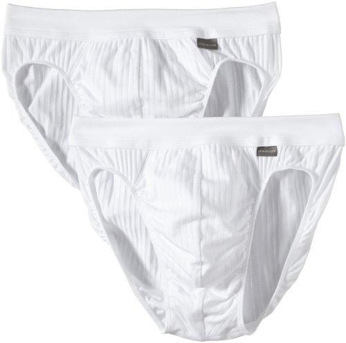 Schiesser Rio-Slip (2er Pack) Lencería, Blanco 100, L 2 para Hombre