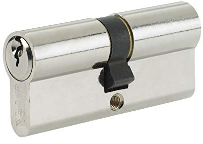 YALE P-ED4545-SNP Euro-Doppelzylinder, 3 Schlüssel im Lieferumfang enthalten, Standard-Sicherheit, sichtbar verpackt, geeignet für alle Türtypen, Nickel, 45:10:45 (100 mm)