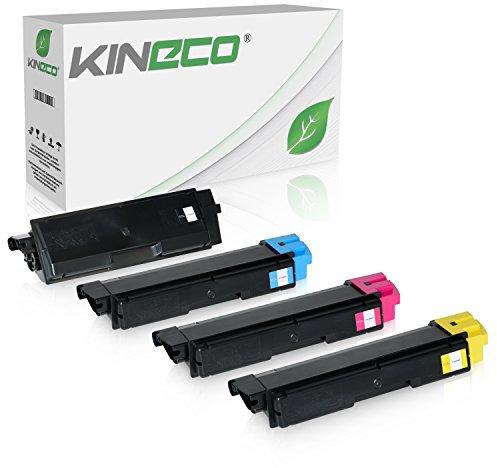 4 Toner kompatibel mit Kyocera TK-590 TK590 für Kyocera Ecosys M6526cdn, Ecosys M6526cdn, FS-C2026MFP, FS-C2126, FS-C2626MFP - Schwarz 7.000 Seiten, Color je 5.000 Seiten
