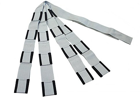 Underarmsgaffeltruck – PRO-modell – 20 cm längre remmar än originalmodell, 1 mer ögla per ände jämfört med Orig modell, lyft- och rörliga remmar, 362 kg wt lock, silver/svart modell FFL4LOEE