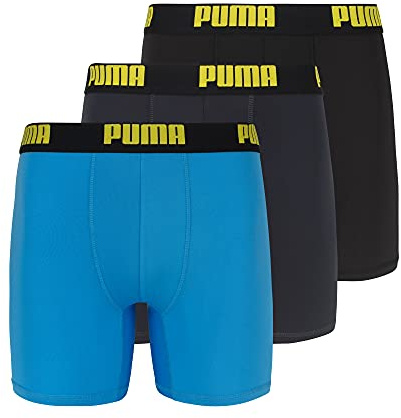 PUMA Men's Retro Shorts (Pack of 3), Bright blue, XL