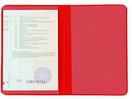 AUSWEISMAPPE AUSWEISHÜLLE AUSWEISETUI AUSWEISTASCHE AUSWEISBÖRSE AUSWEISPAPIERE AUSWEISMÄPPCHEN AUSWEIS SCHWARZ ROT BLAU Weiss (Schwarz)