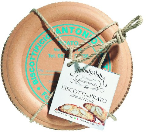 Antonio Mattei Biscottificio, CAPPELLIERA CON 200 G DI BISCOTTI DI PRATO