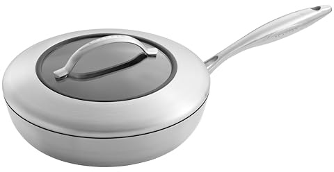 SCANPAN CTX Schmorpfanne mit Deckel 26 cm, Induktion, 5-Schicht, Ofenfest